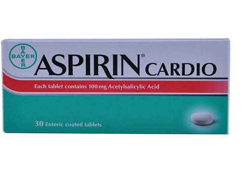 Aspirin Cardio 100 mg of 10 tabs