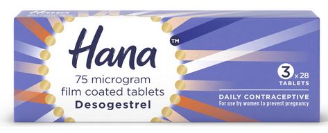 Hanna (Desogestrel) 75mg tab