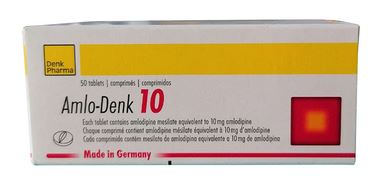 Amlo denk 10mg of 10 tabs